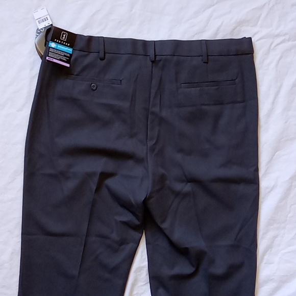 PGA TOUR Asphalt Men's Golf Pants Flat Front Gray Size 38×32 - Picture 8 of 11